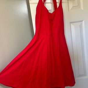 Halara Red Sleeveless Dress